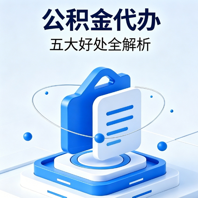 庆阳公积金代办到底值不值？这5大好处让你少走弯路